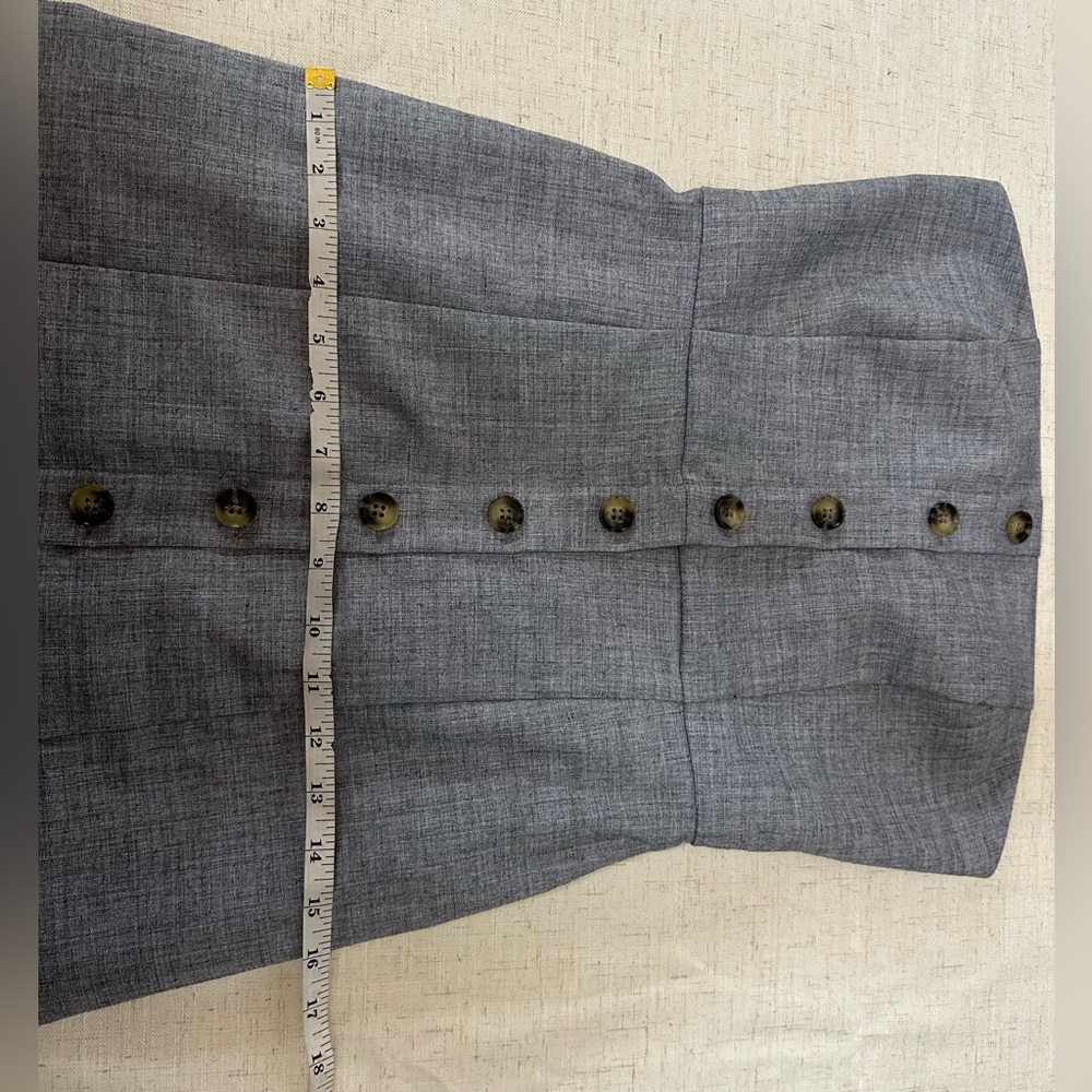 Banana Republic Gray Midi Dress 🌴☀️ - Picture 6 of 14